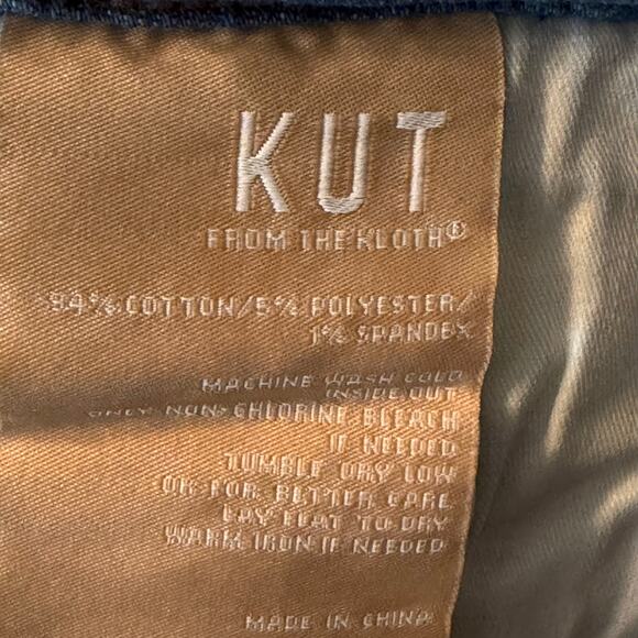 KUT from the Kloth Stella High Rise Fab Ab Flare Jeans Size 12 Light Wash - Picture 5 of 8